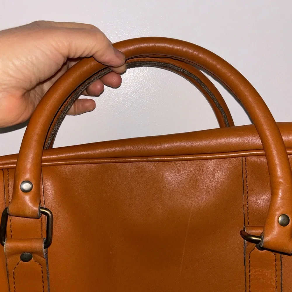 Vintage Condor USA Classic Brown Leather Men's Travel Bag